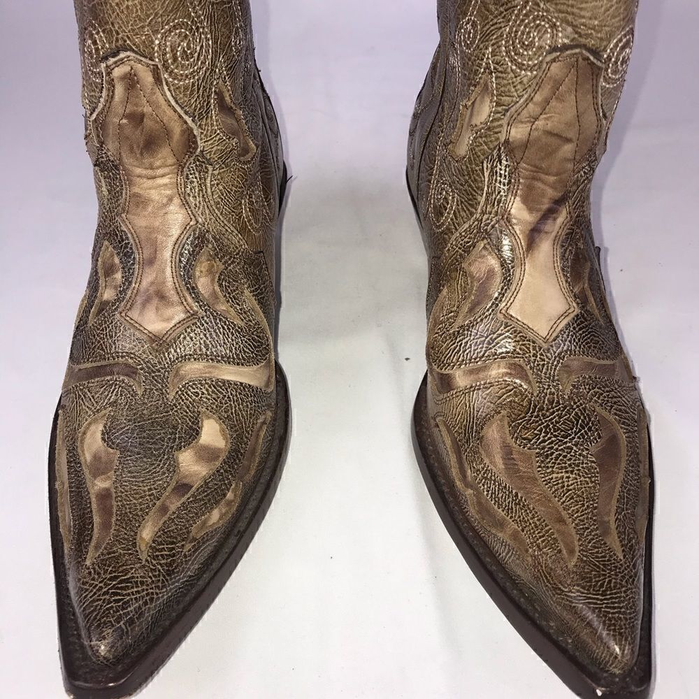 Corral Womens Brown Cutout Western Style boots - Picture 3 of 8
